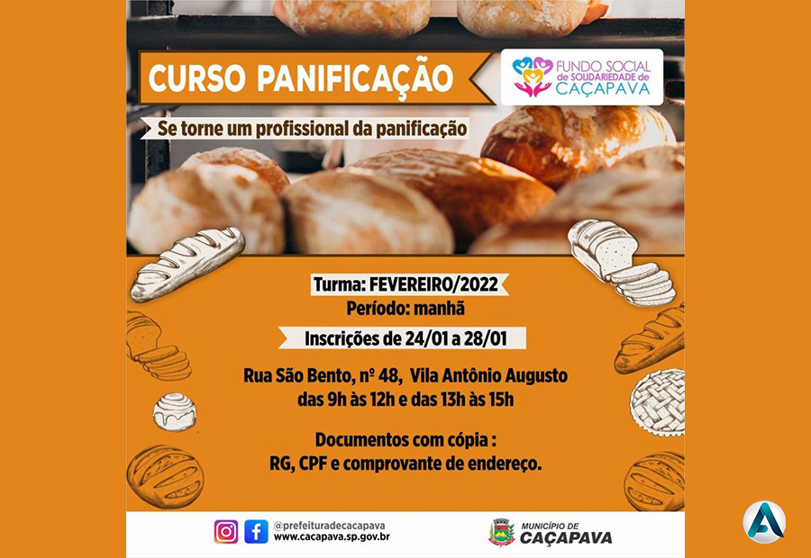 curso de Panificação