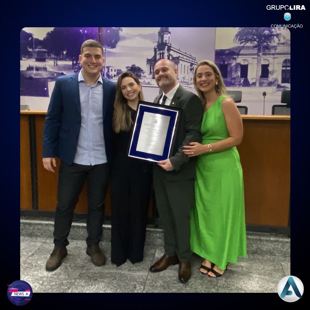 Geninho da Funerária recebe Diploma de Honra ao Mérito na Câmara Municipal de Caçapava