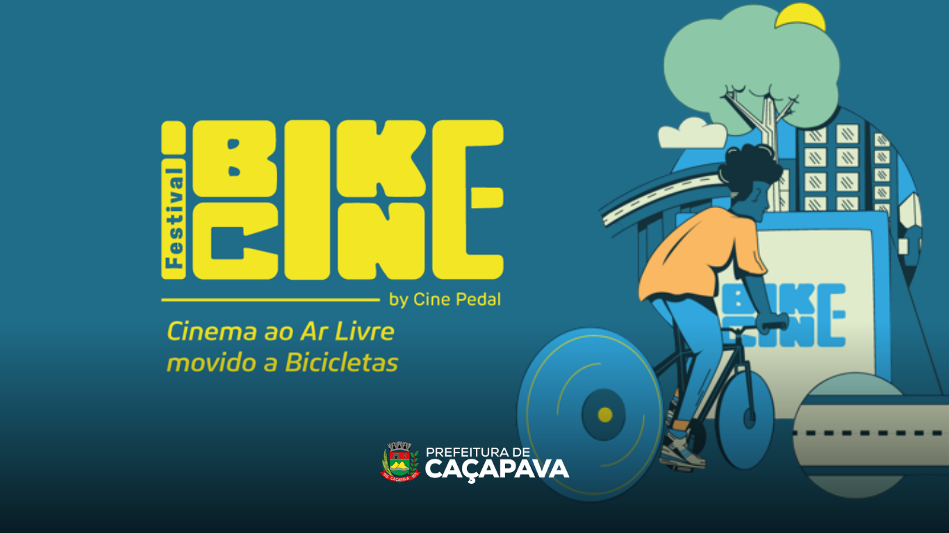 BikeCine em Caçapava: cinema sustentável gratuito